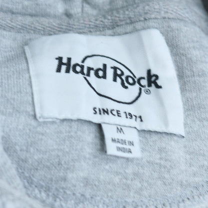 Hard Rock Cafe Womens Grey Pullover Hoodie Size M Mallorca Print