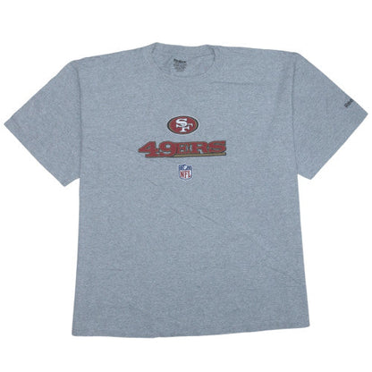 Reebok Men’s Grey XL San Francisco 49ers NFL Graphic T-Shirt