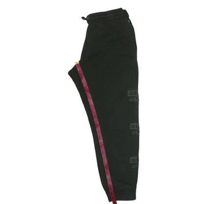 Adidas Mens Black Jogger Sweatpants L Cotton Blend Casual