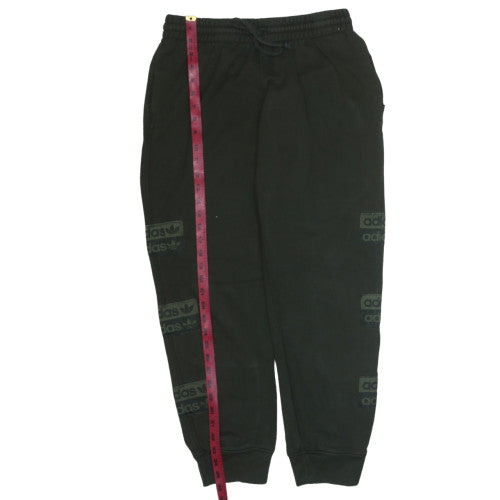 Adidas Mens Black Jogger Sweatpants L Cotton Blend Casual