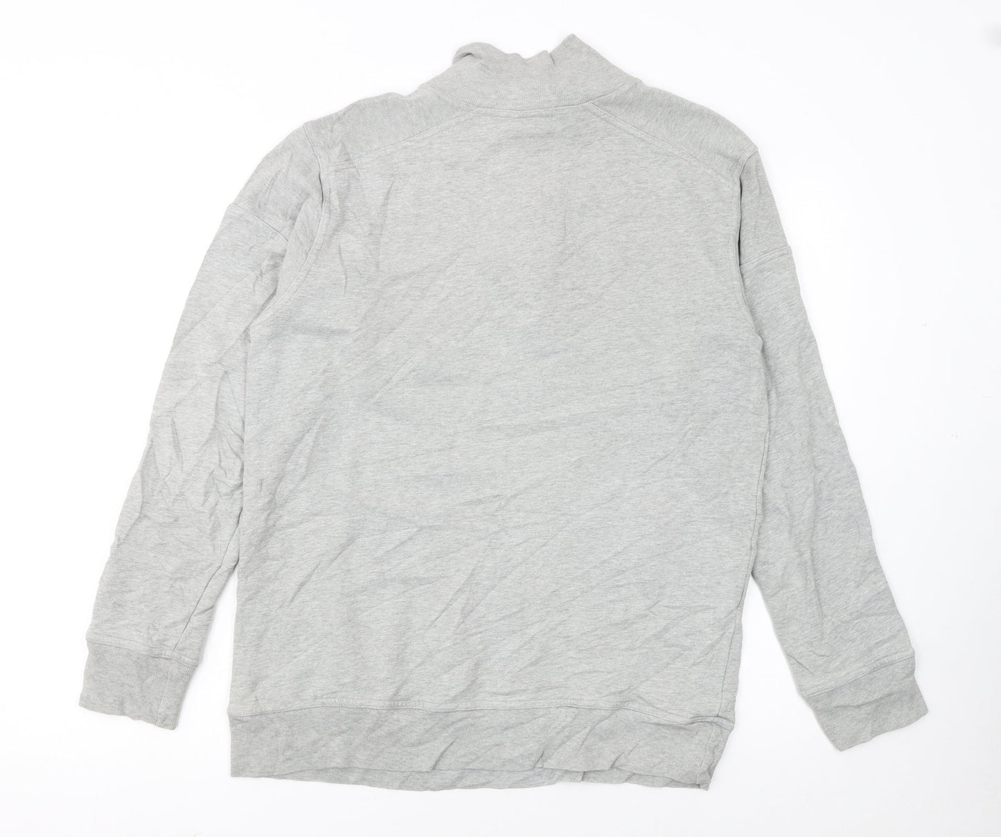 Dolce & Gabbana Men's Grey XL 1/2 Zip Logo Sweatshirt