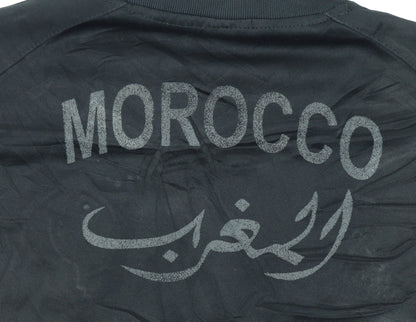 adidas Men's Black Morocco Football Sweatshirt L Crew Neck