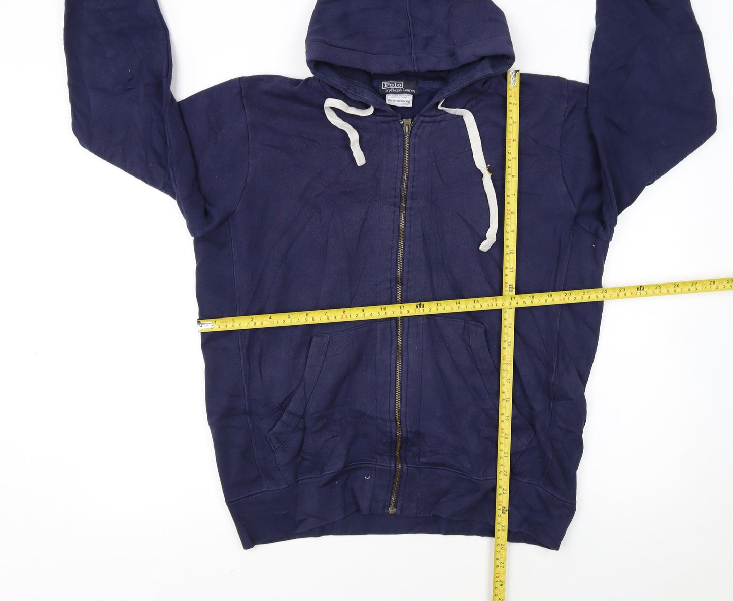 Polo Ralph Lauren Men's Blue Full Zip Hoodie Size L