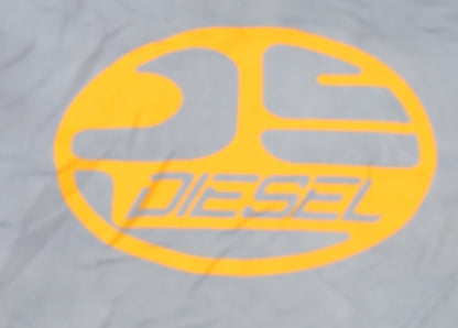 Diesel Women Purple Crew Neck Logo Sweatshirt Size S Casual Cotton