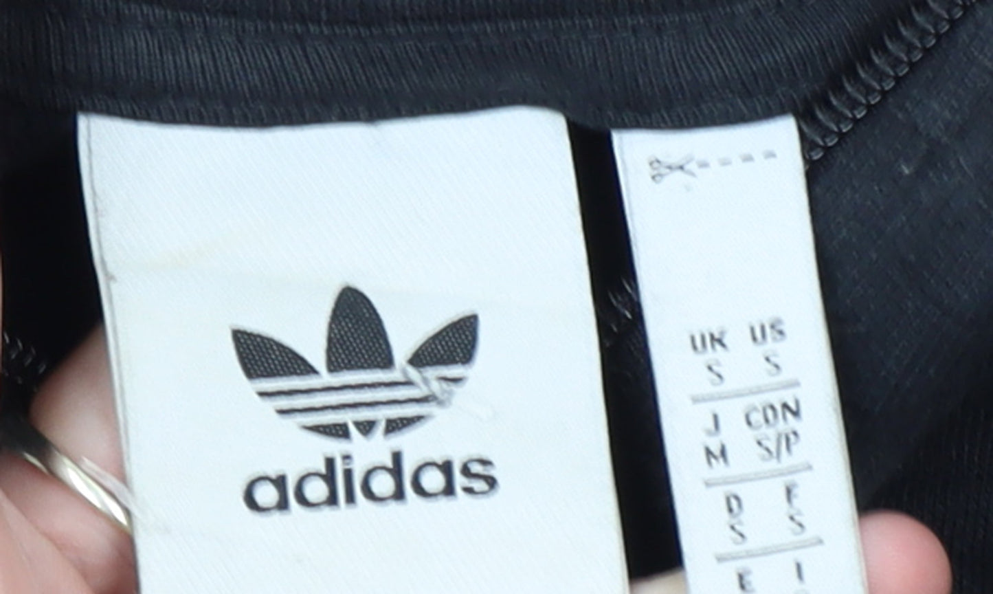 Adidas Men's Black Small 1/2 Zip Sweatshirt Sports Pullover