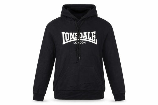 Lonsdale London Womens Black Size 8 Pullover Hoodie Sweatshirt