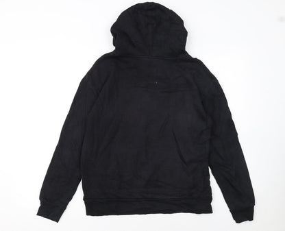 Lonsdale London Womens Black Size 8 Pullover Hoodie Sweatshirt