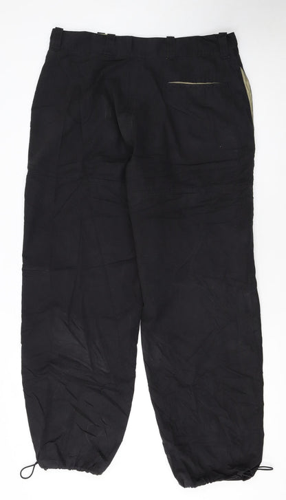 Puma Men's Black XL Track Pants Lightweight Woven Activewear Trousers