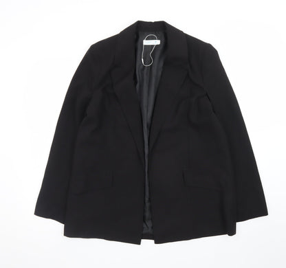 Primark Women Black Regular Fit Single-Breasted Blazer M