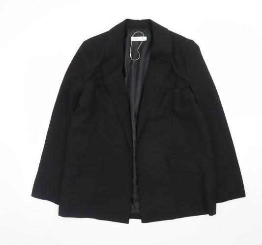 Primark Women Black Regular Fit Single-Breasted Blazer M