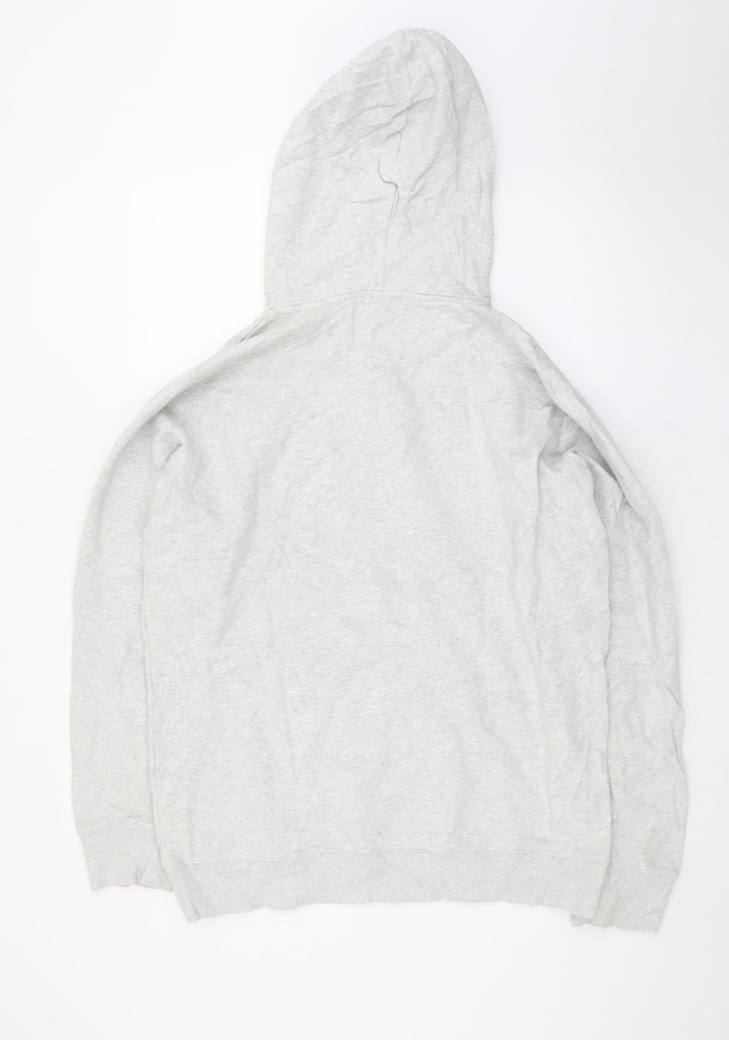 Calvin Klein Jeans Men's Grey XL Pullover Hoodie Logo Fleece