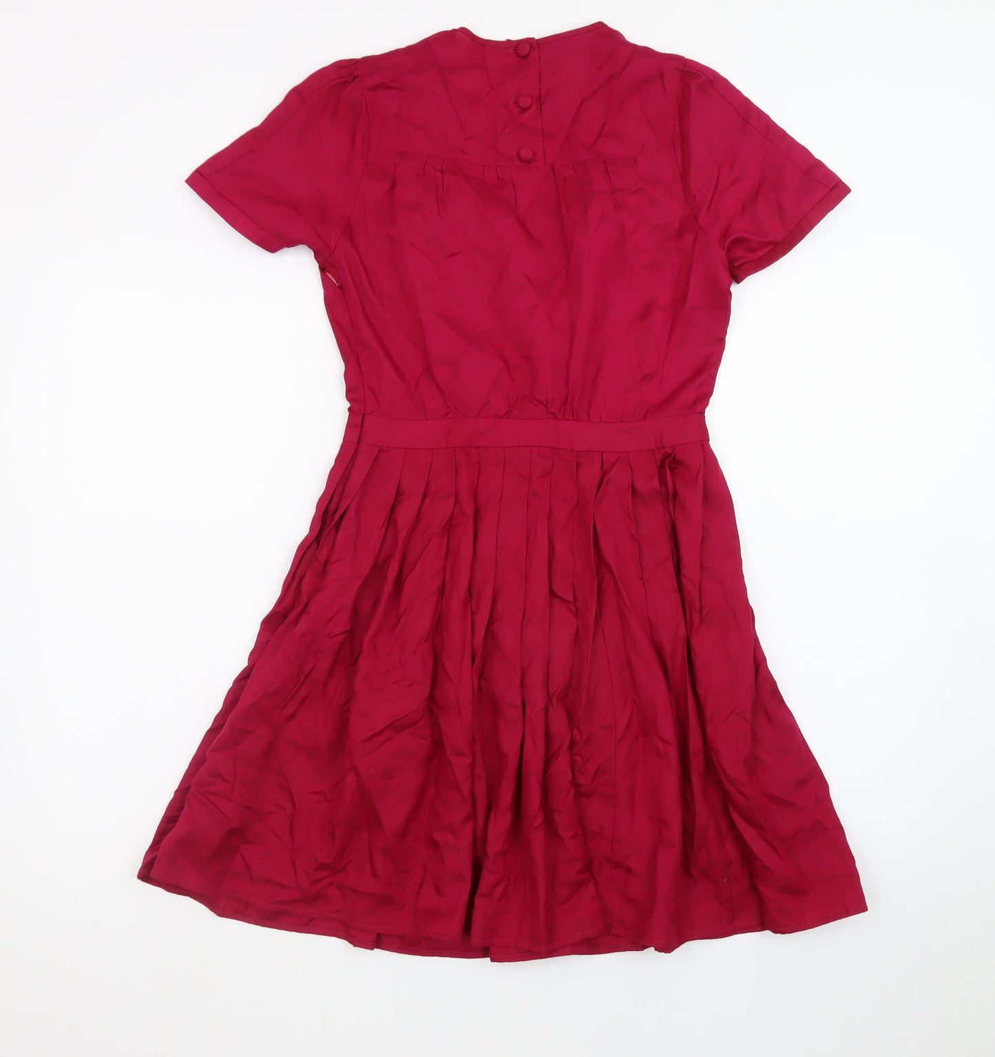Fletcher by Lyell Women's Red Cotton Fit & Flare Dress Size S