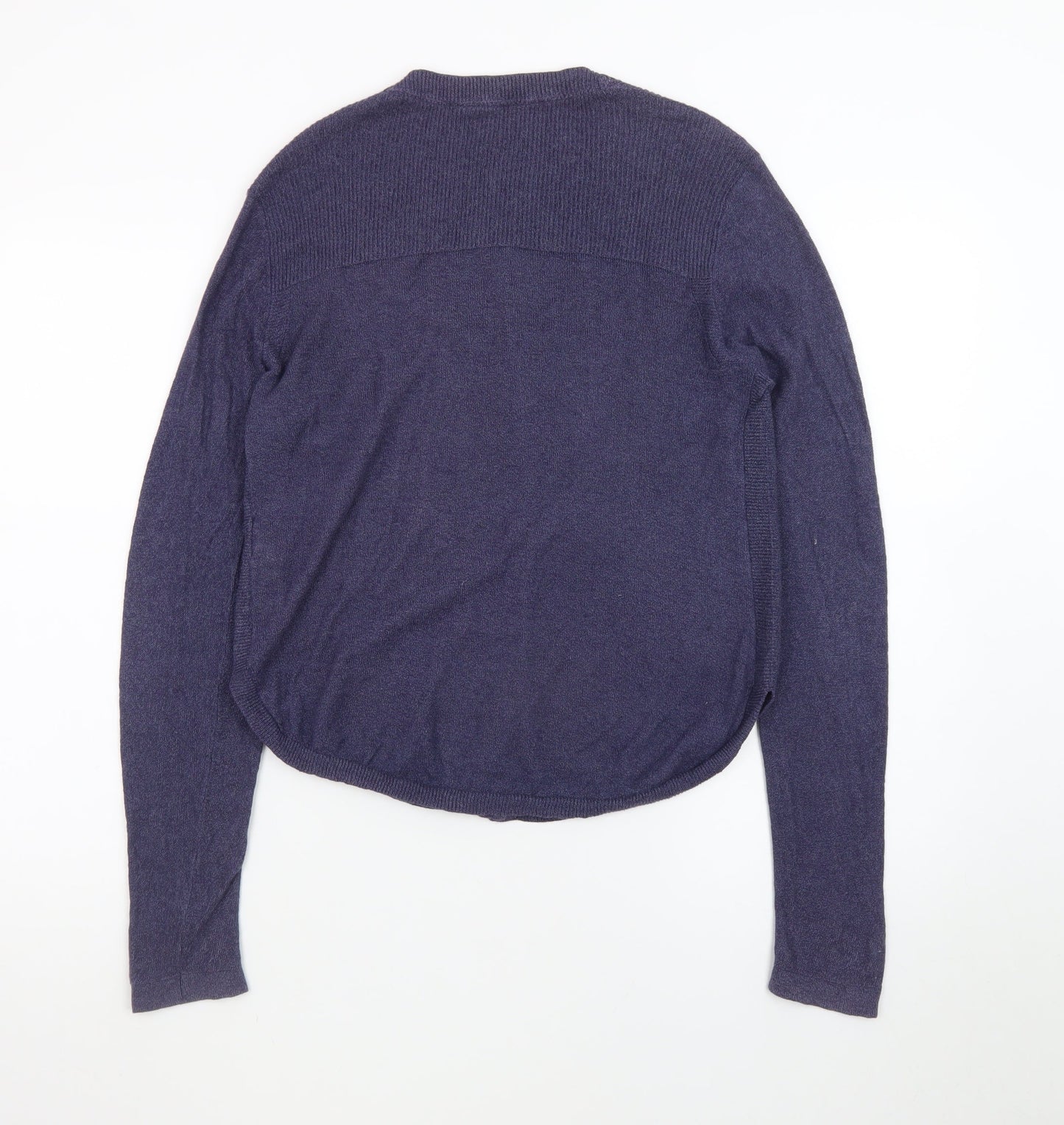 White Stuff Women's Purple Cardigan UK 12 Button Front Knitwear