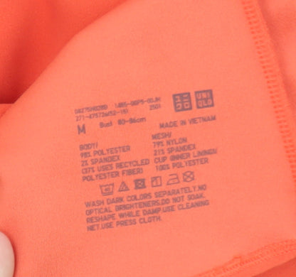 Uniqlo Womens Orange Camisole Tank Top M Lightweight Stretch