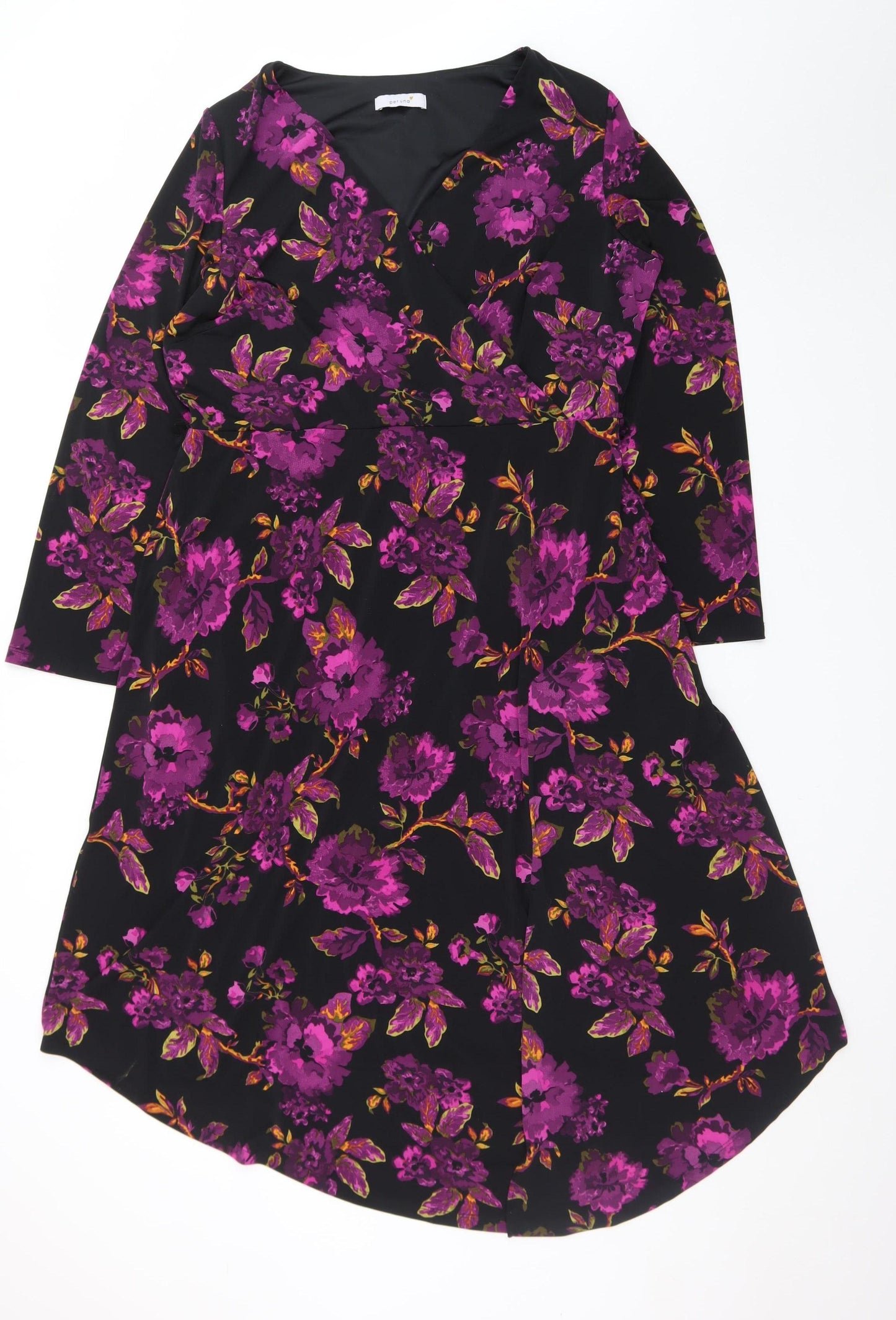 Marks and Spencer Women’s Multicoloured Wrap Dress Size 18