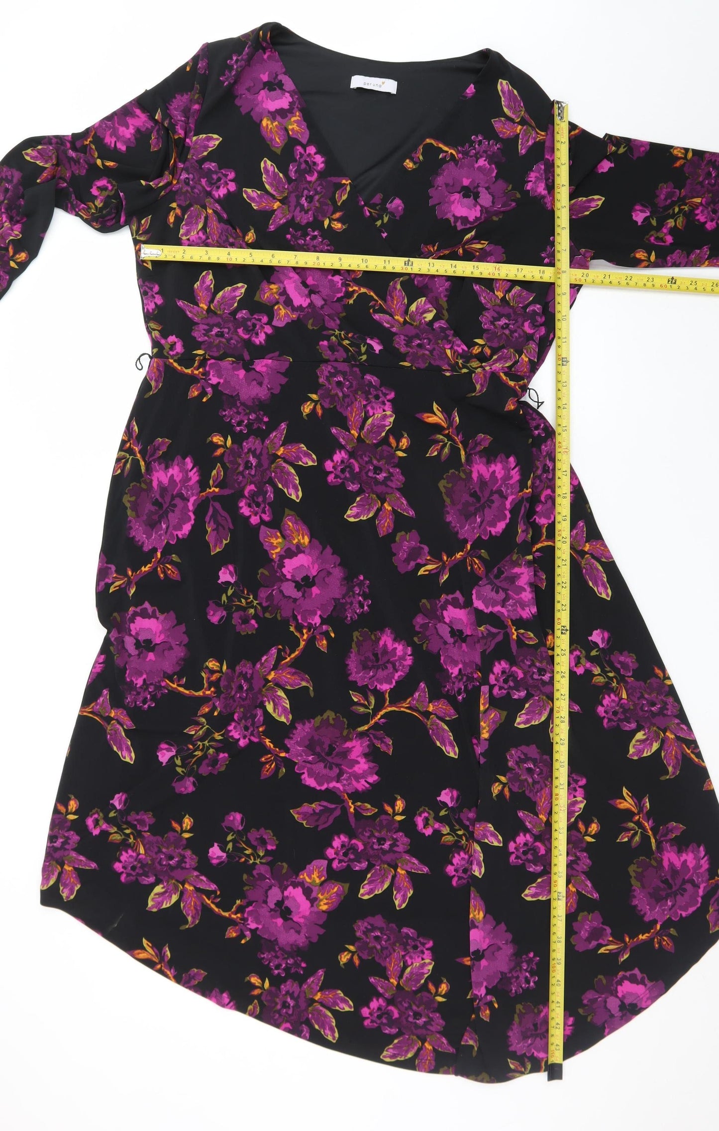 Marks and Spencer Women’s Multicoloured Wrap Dress Size 18