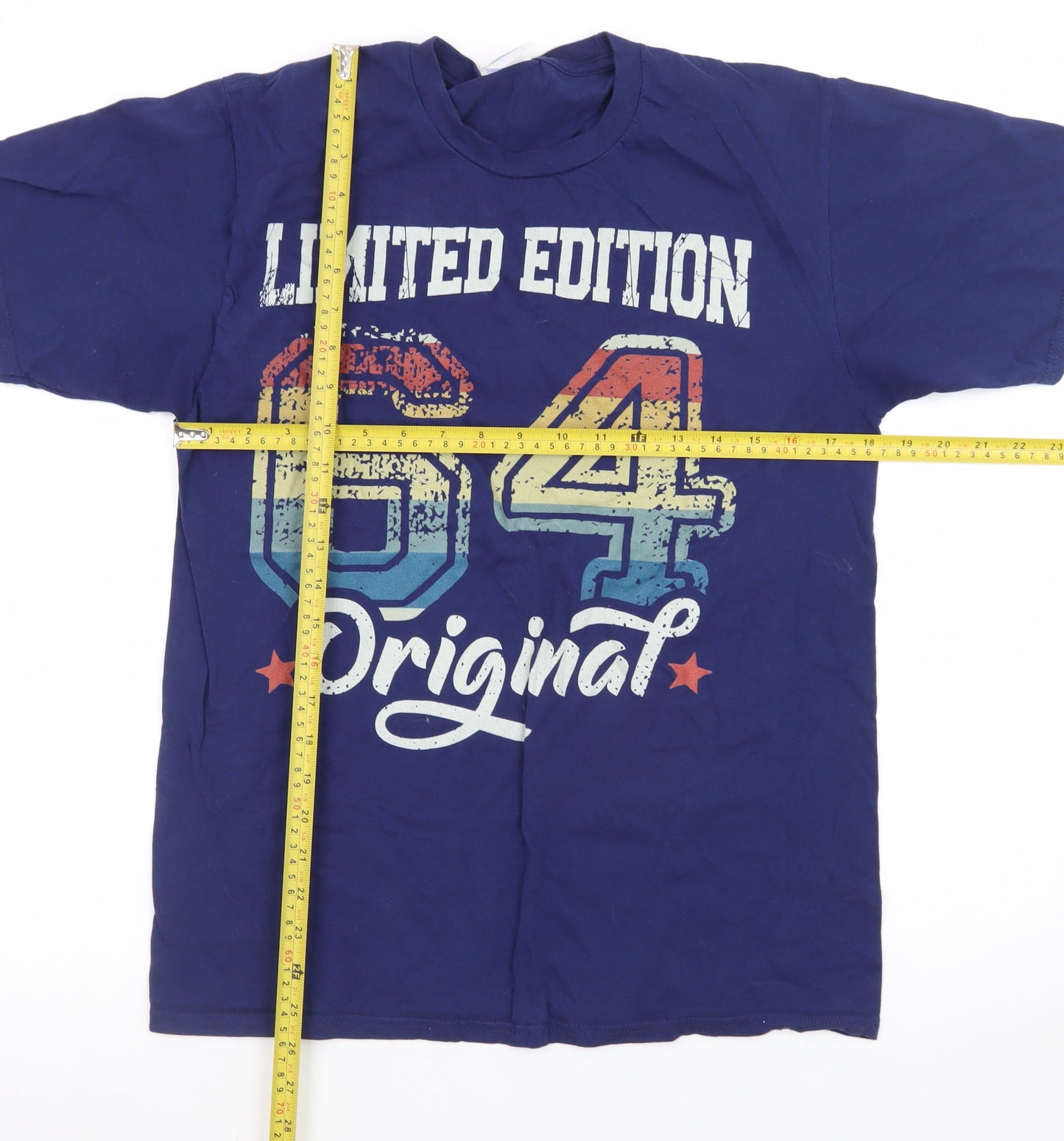 Fan Favorite Men's Blue 'Limited Edition 64 Original' Graphic T-Shirt M