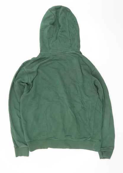 Nike Men's Green Pullover Hoodie Medium Logo Sportswear