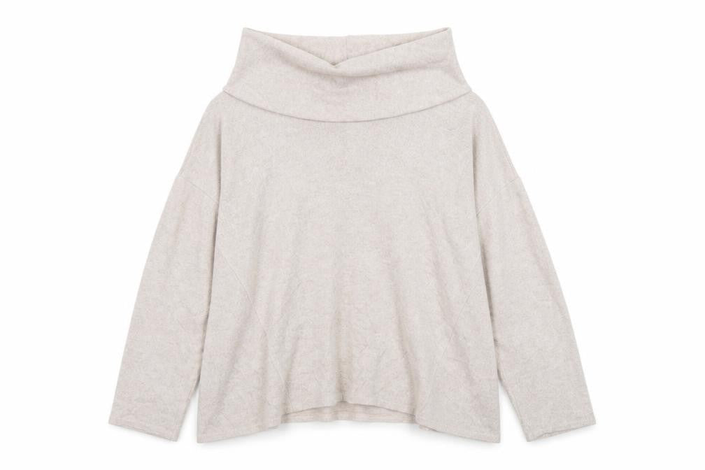 Apricot Womens Beige Cowl Neck Pullover Jumper UK 14