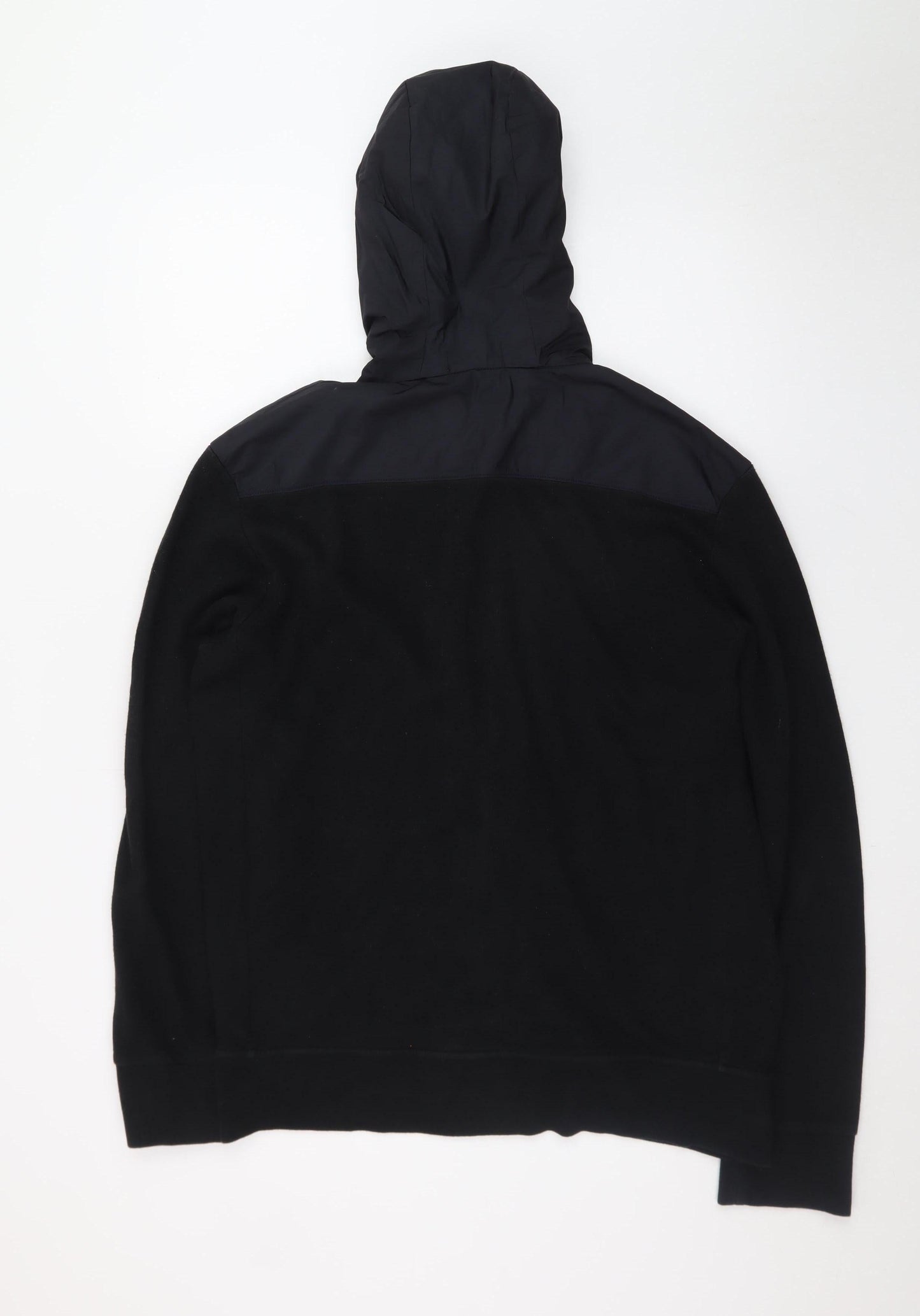 Polo Ralph Lauren Men's Black L Hooded Full Zip Estate Rib Jacket
