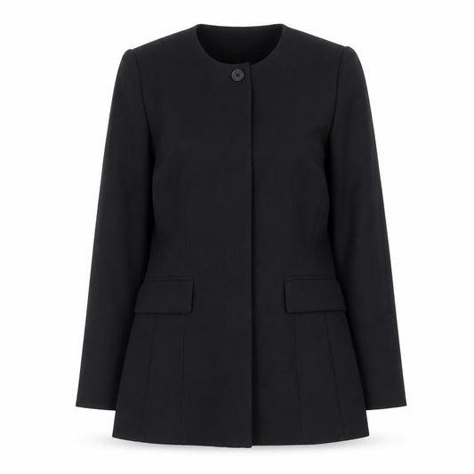 Marks and Spencer Women’s Black Size 10 Tailored One-Button Blazer