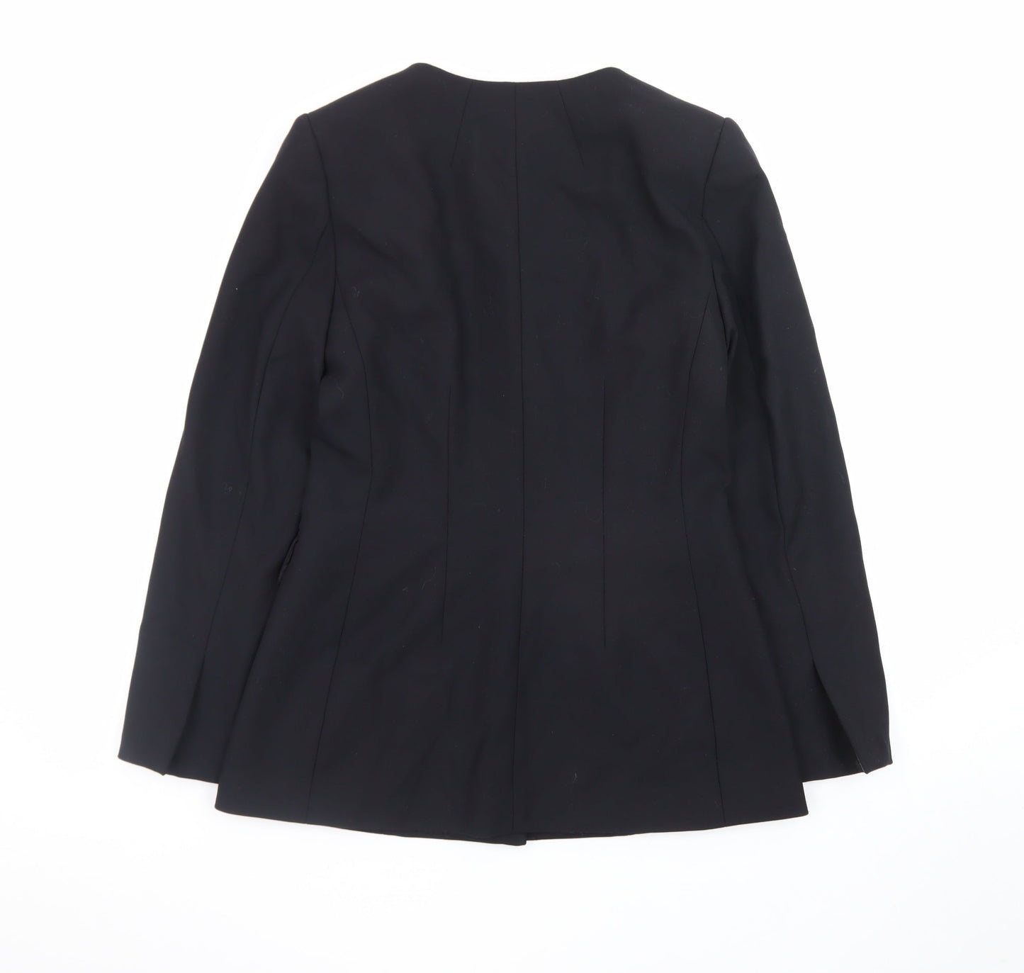Marks and Spencer Women’s Black Size 10 Tailored One-Button Blazer