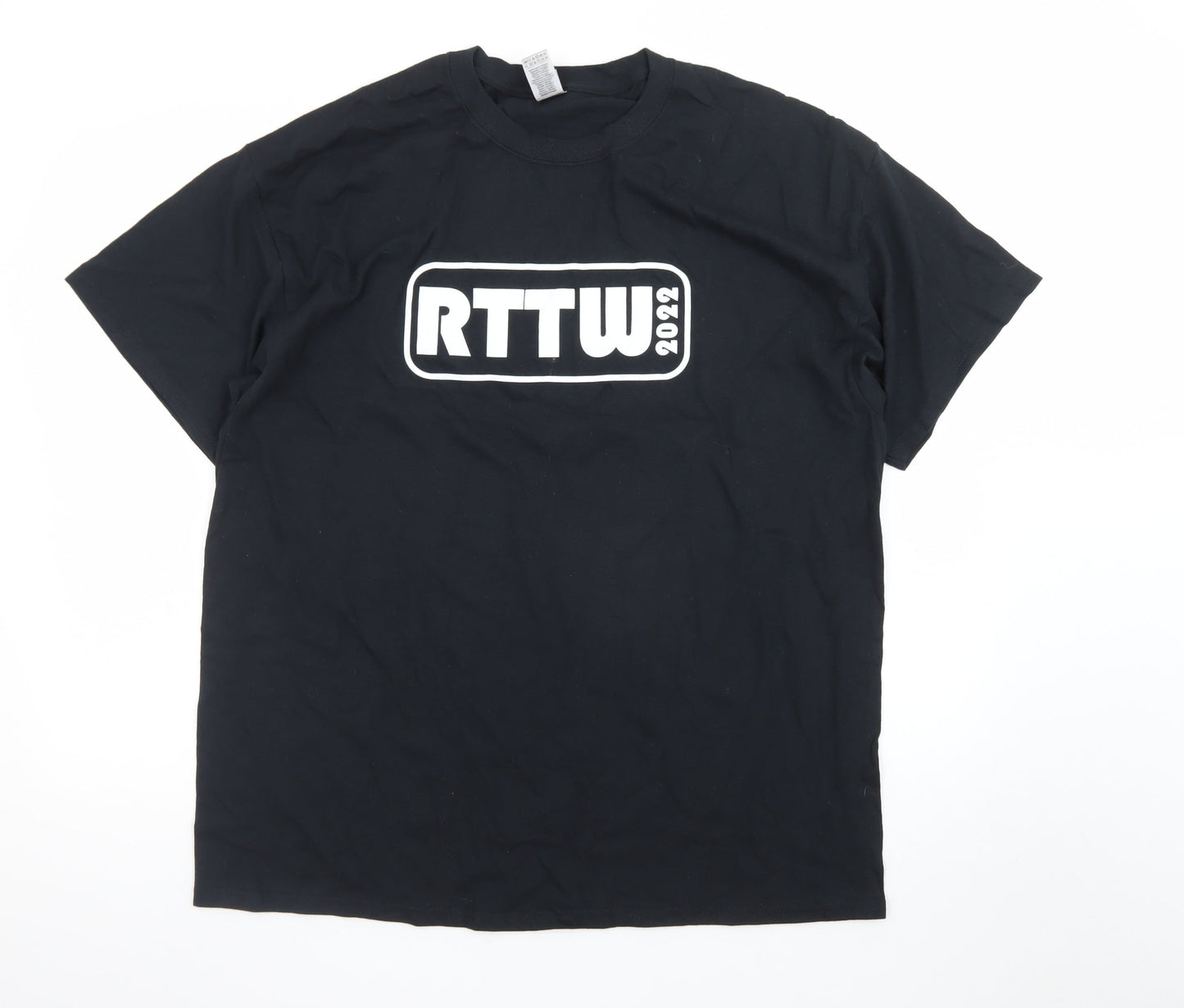 Gildan Men's Black RTTW 2022 Heavy Cotton T-Shirt XL