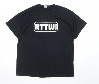 Gildan Men's Black RTTW 2022 Heavy Cotton T-Shirt XL