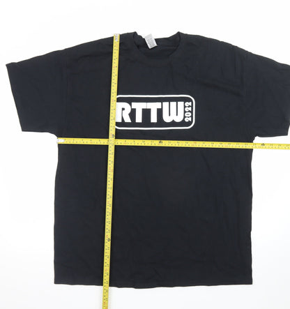 Gildan Men's Black RTTW 2022 Heavy Cotton T-Shirt XL