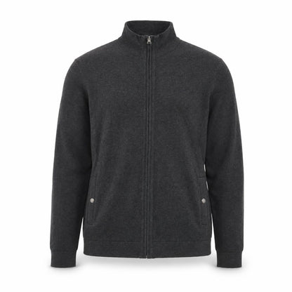 Banana Republic Men's Grey Full Zip Cotton Jumper Size M