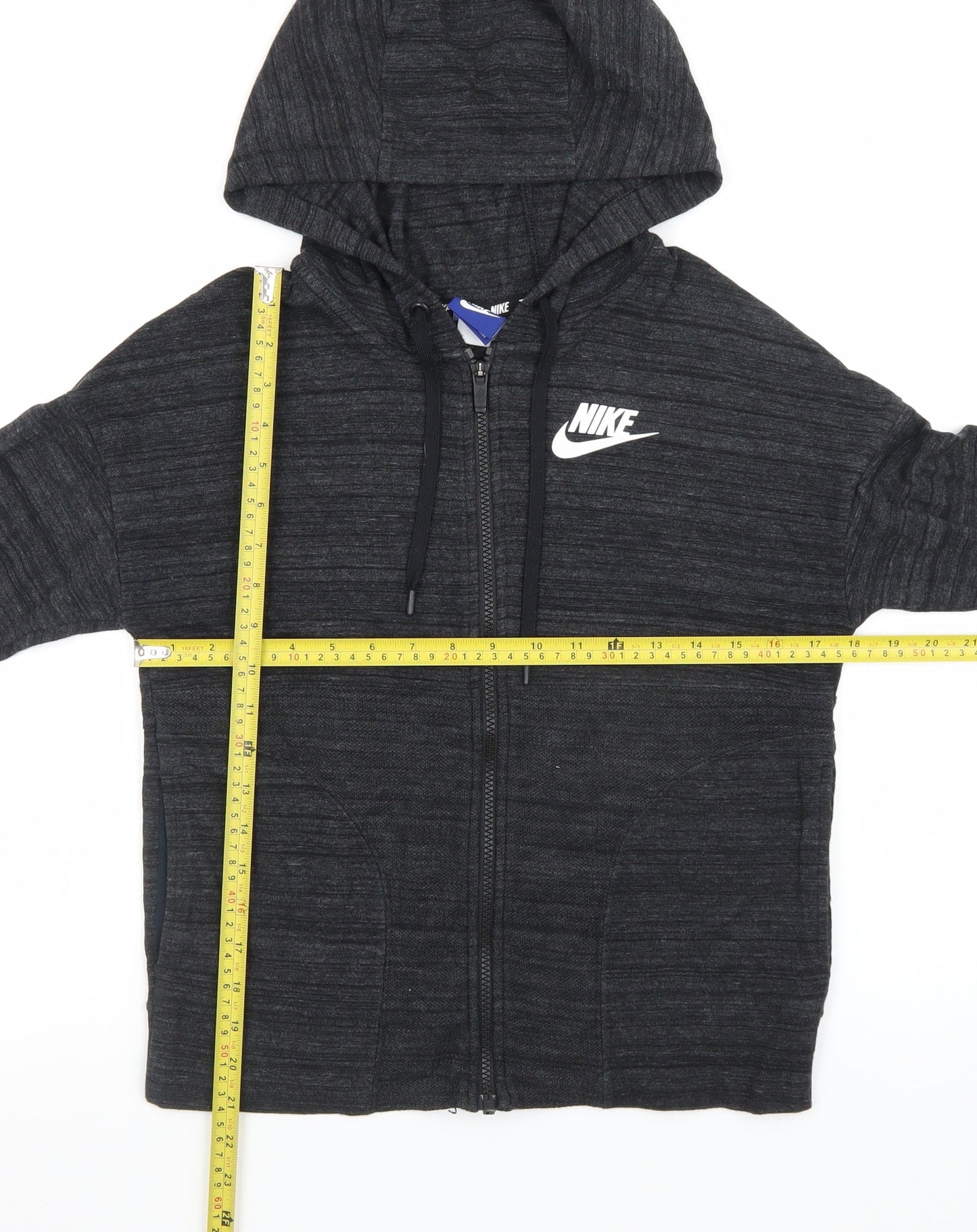 Nike Men's Black Full Zip Hoodie Small Regular Fit