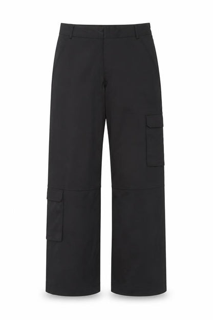 Zara Men's Black Cargo Trousers Size S Regular Fit