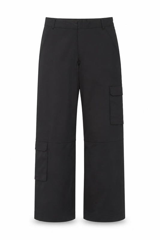 Zara Men's Black Cargo Trousers Size S Regular Fit