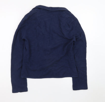New Look Women Blue Size 10 Single-Breasted Blazer
