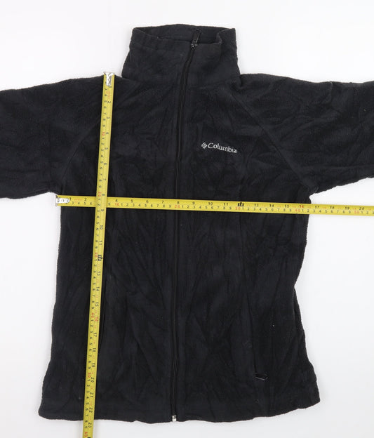 Columbia Men's Black Fleece Full Zip Outdoor Jacket Size S