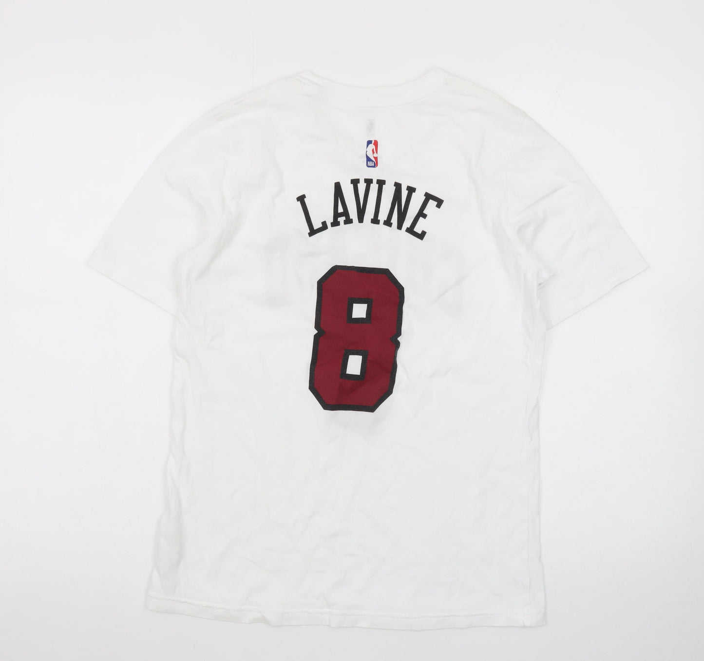 Nike NBA Chicago 8 White Graphic T-Shirt Teens L