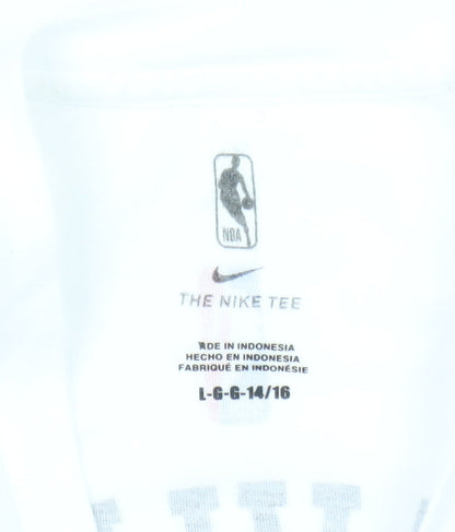 Nike NBA Chicago 8 White Graphic T-Shirt Teens L