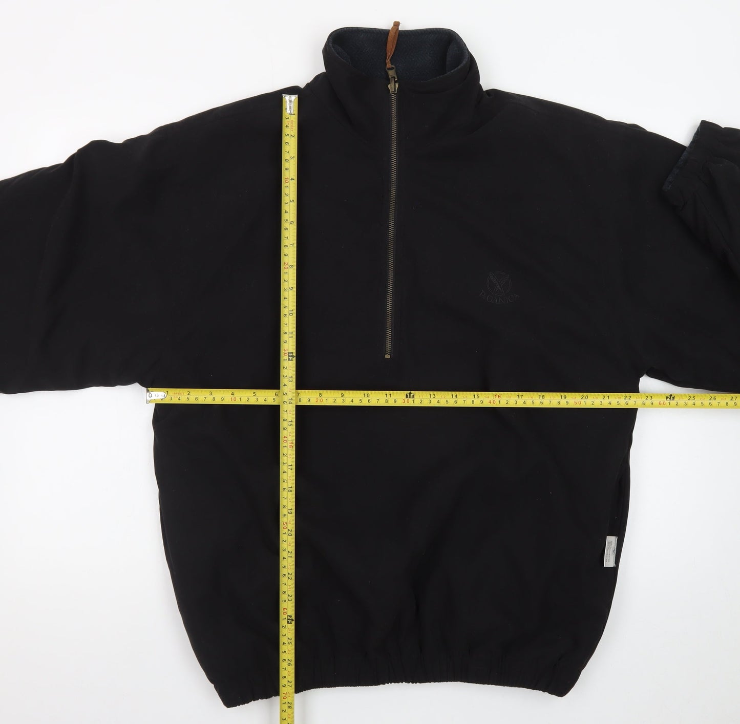 PaGANICA Men's Black M 1/4 Zip Softshell Jacket