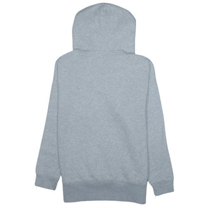 Adidas Women Grey Pullover Hoodie Size 8 Classic Logo Sweatshirt