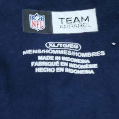 NFL Team Apparel Men’s Blue 1/4 Zip Sweatshirt XL Sports Top
