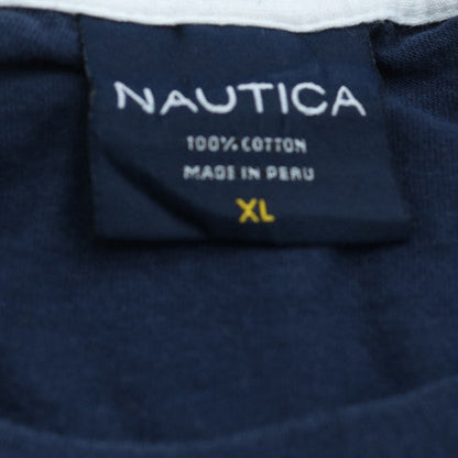 Nautica Men's Blue XL Graphic Nautical Cotton Short Sleeve T-Shirt
