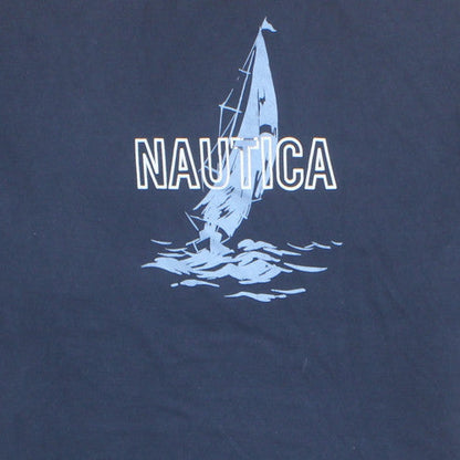 Nautica Men's Blue XL Graphic Nautical Cotton Short Sleeve T-Shirt