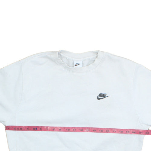 Nike Men's White Crew Neck Pullover Sweatshirt S