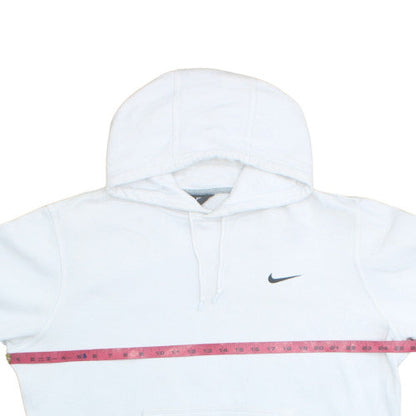 Nike Men's White XL Pullover Hoodie with Logo