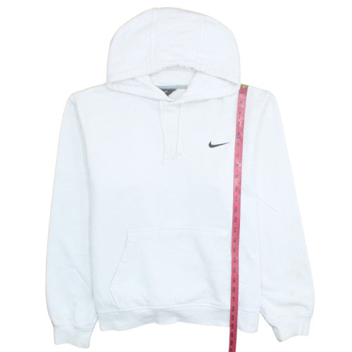 Nike Men's White XL Pullover Hoodie with Logo