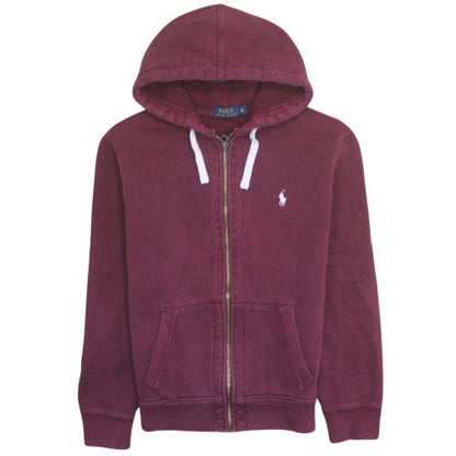 Polo Ralph Lauren Men's Red Full Zip Hoodie Size M