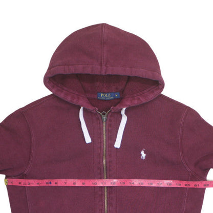 Polo Ralph Lauren Men's Red Full Zip Hoodie Size M