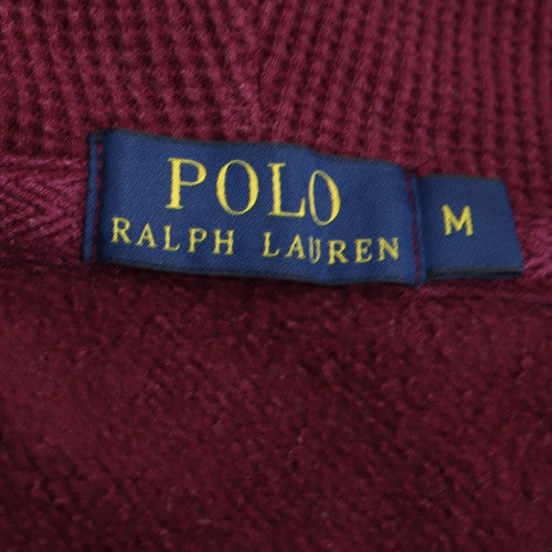 Polo Ralph Lauren Men's Red Full Zip Hoodie Size M