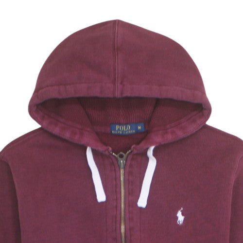 Polo Ralph Lauren Men's Red Full Zip Hoodie Size M