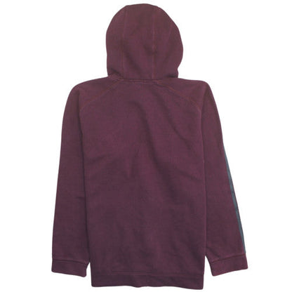 Adidas Men’s Purple Full Zip Hoodie L Sports Fleece Sweatshirt